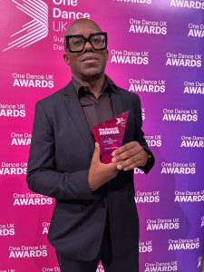 Impact Dance founder Hakeem Onibudo at the One Dance UK Awards